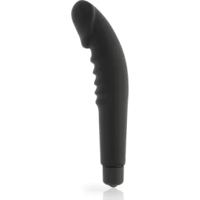 VIBRATORE IN SILICONE NERO PER UN PIACERE REALISTICO
