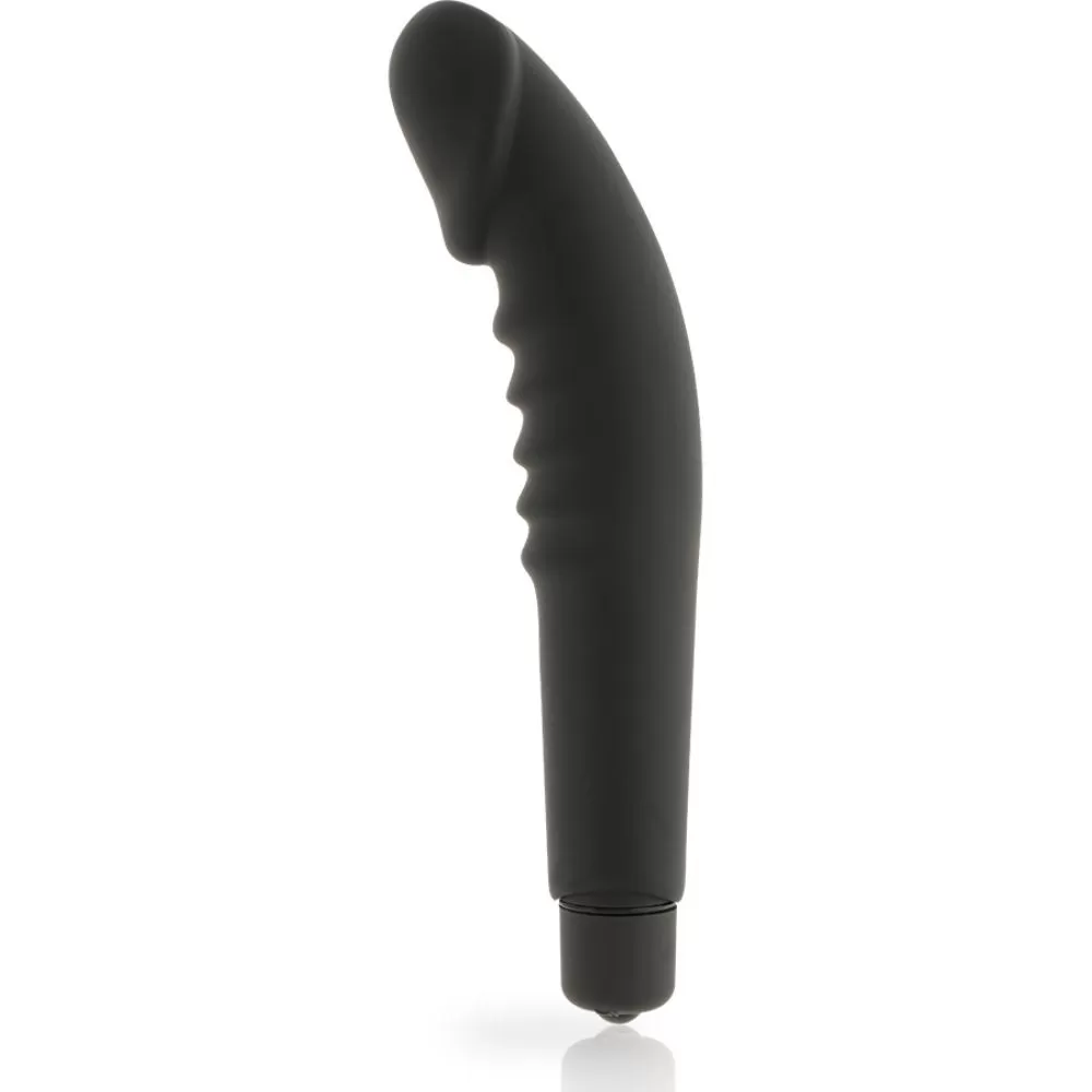 VIBRATORE IN SILICONE NERO PER UN PIACERE REALISTICO
