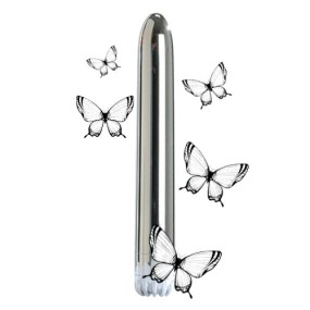 Vibratore vaginale classico Specchio Medium Argento