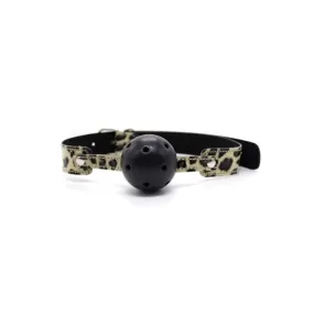 Kit Bondage Leopard gag ball leopardata
