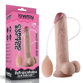 Soft Ejaculation Dildo Realistico con Sistema di Squirting
