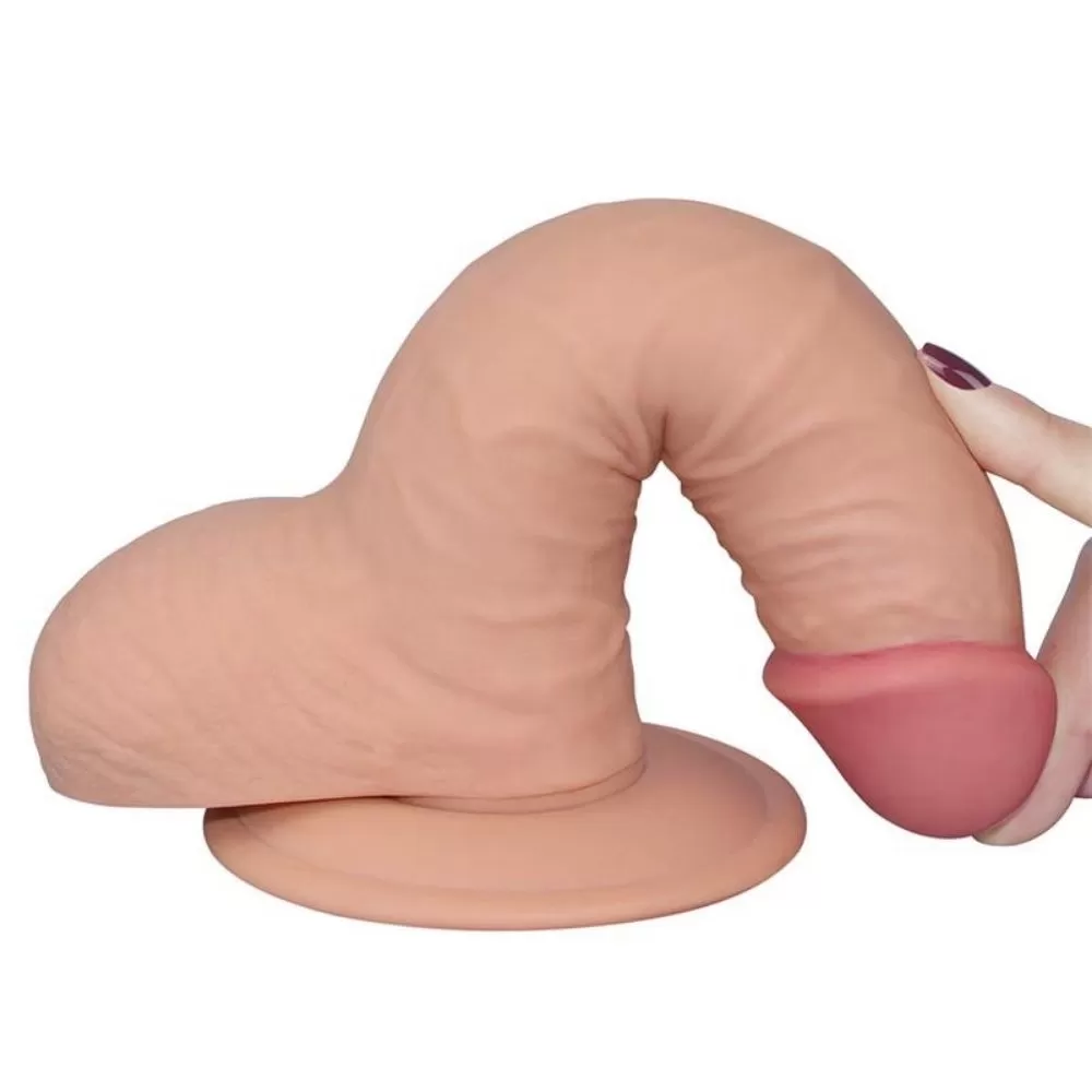 DILDO ANALLERGICO FLESSIBILE CON VENTOSA