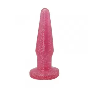 Plug anale Timeless glitter plug taglia S Rosa