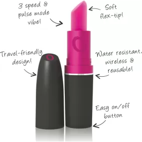 mini vibratore portatile a forma di rossetto Vibrating Lipstick