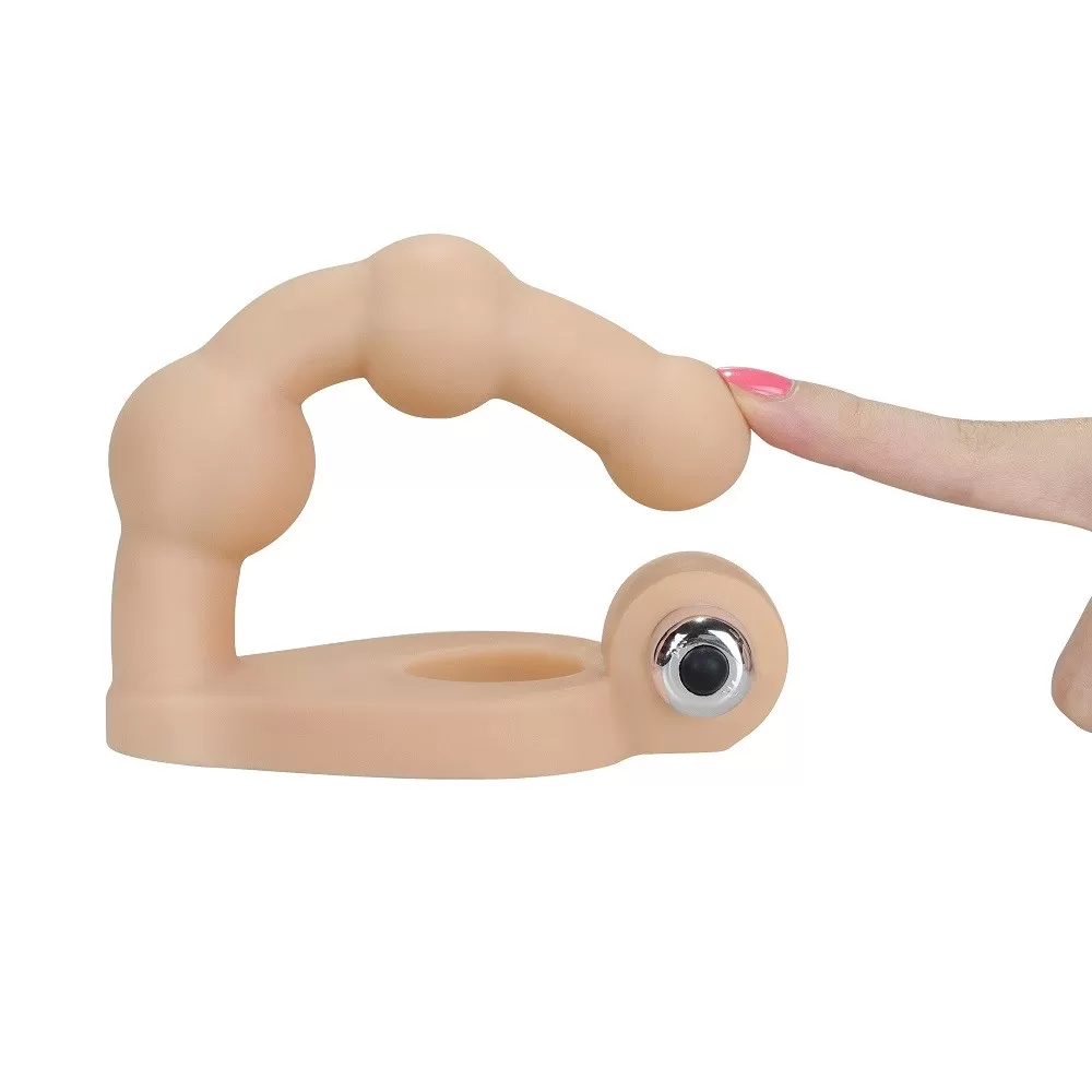 THE ULTRA SOFT BEAD 6 POLLICI LOVETOY DILDO VIBRANTE