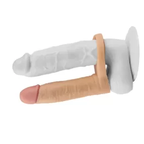 dildo realistico indosabile strap-on vibrante