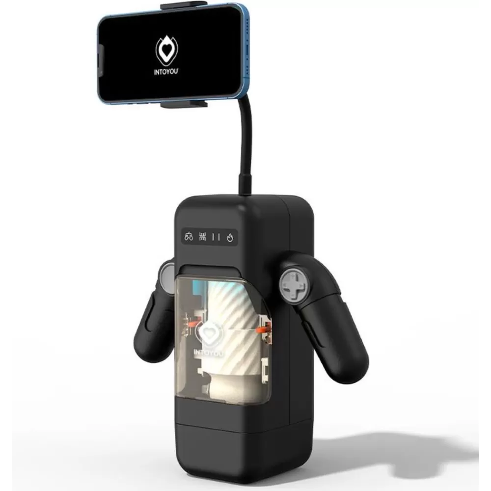 Elon masturbatore con supporto per telefono