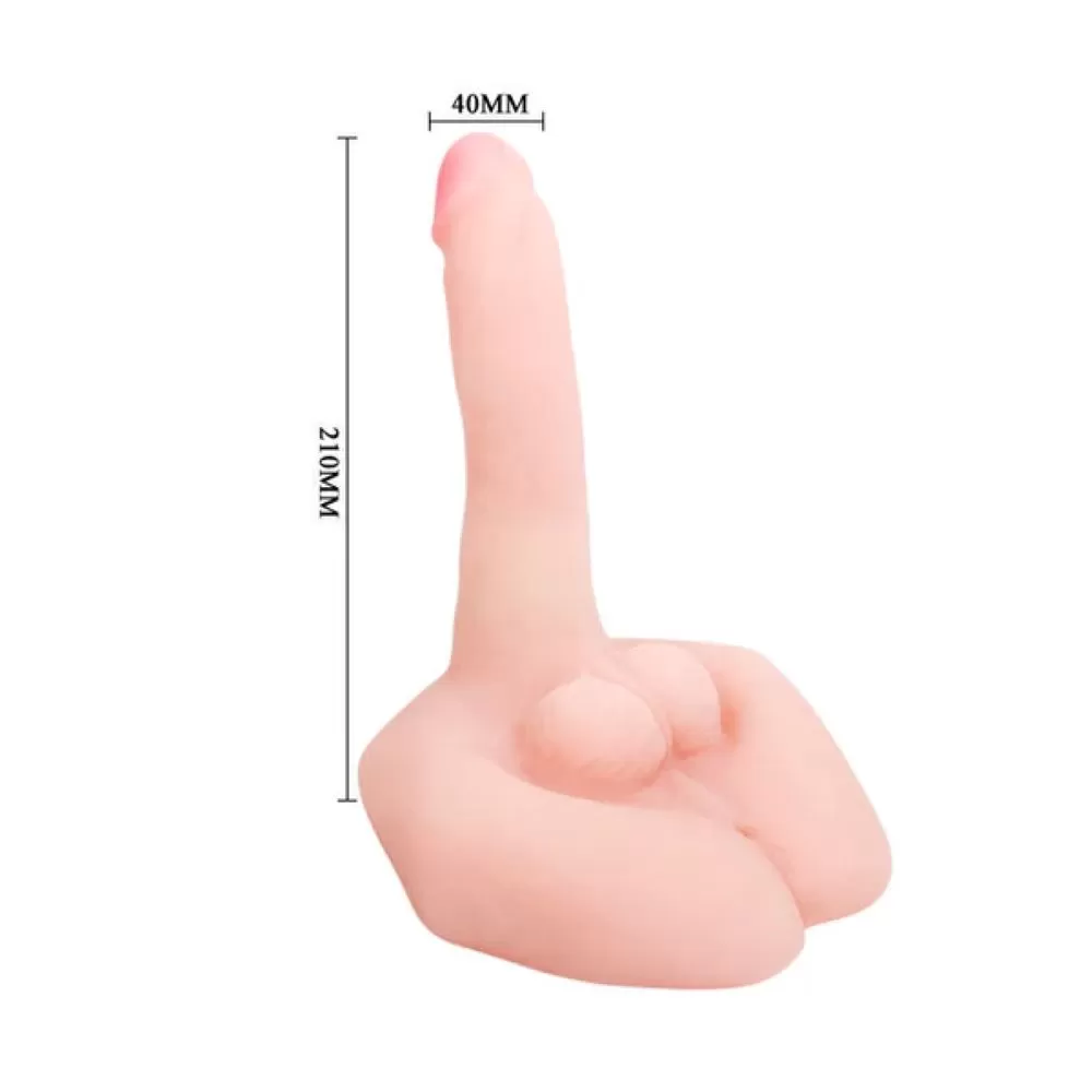 Dildo realistico con lunghezza di 21 cm