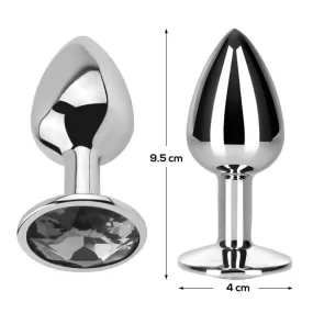 Anal plug with jewel size L