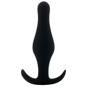 butt plug anale Small Nero in silicone di Shots Toys