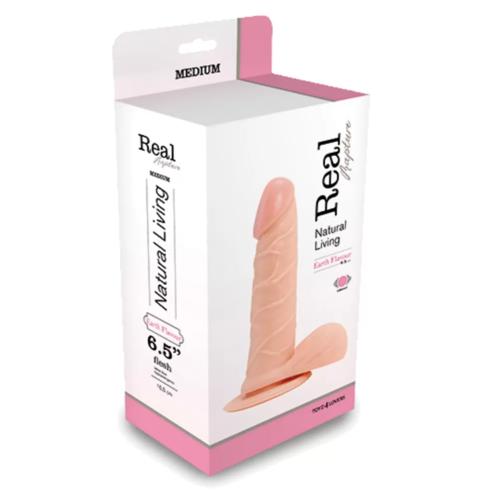 realistic dildo vibrante real rapture 19 cm fallo anale vaginale