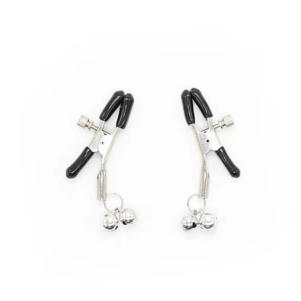 Pinze per capezzoli BDSM di colore nero