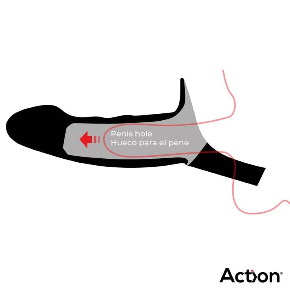Strap-on cavo con silicone premium