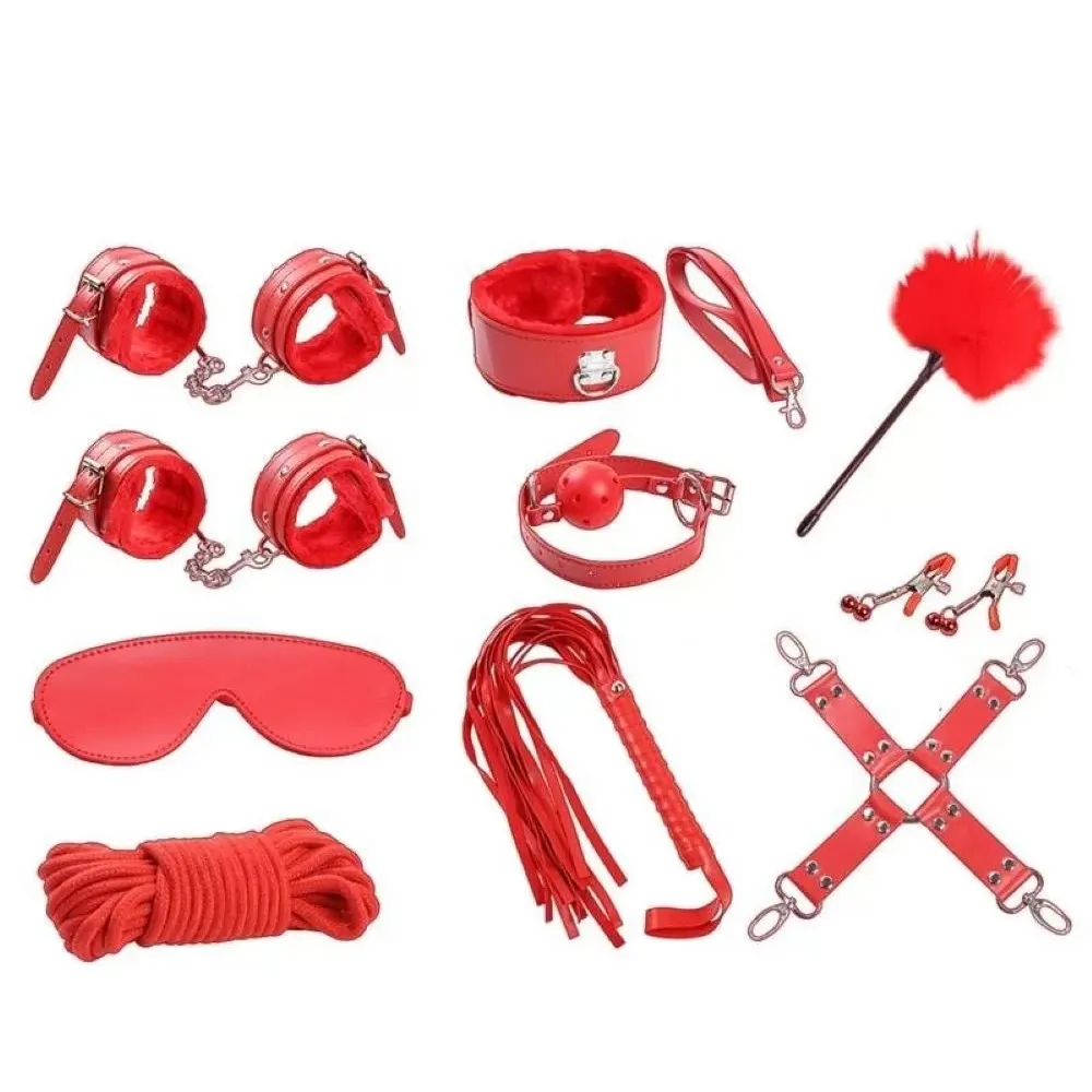 Kit 10 pezzi BDSM rosso