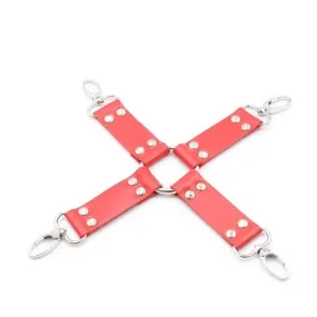 Sistema di ganci BDSM rosso