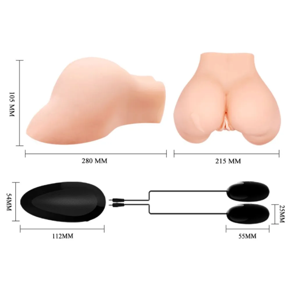 Misure masturbatore realistico