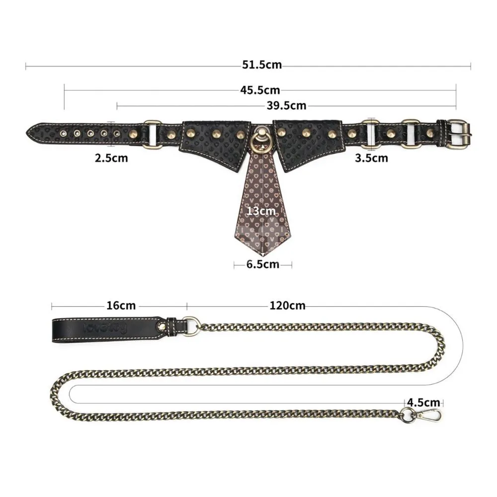 collare a forma di cravatta