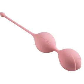Sfere di Kegel palline vaginali in silicone rosa e viola U-Tone Balls
