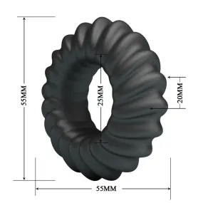 Crazy Bull Fitz | Anello Fallico in Silicone Elastico | Cockring Comfort per Uso Frequente