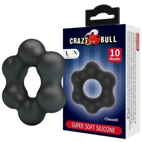 Crazy Bull Clauzell | Anello in Silicone Regolabile | Cockring Morbido Comfort e Controllo
