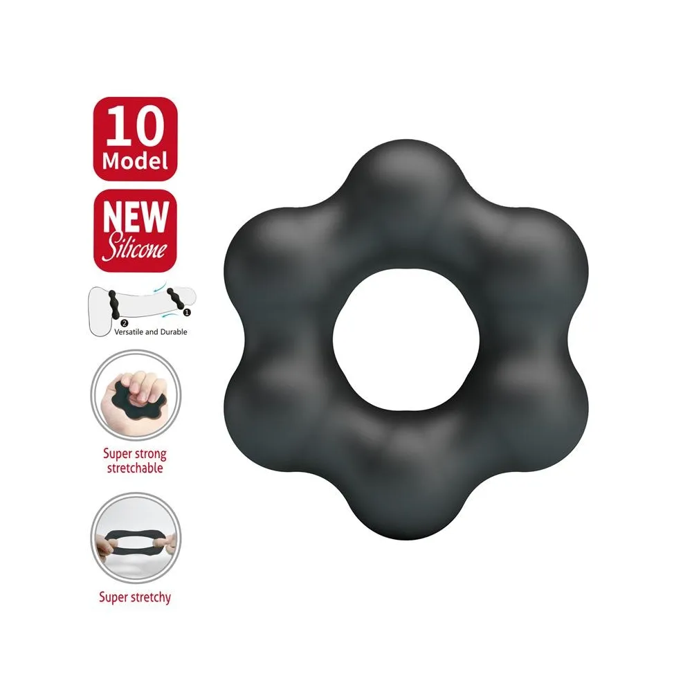 Crazy Bull Clauzell | Anello in Silicone Regolabile | Cockring Morbido Comfort e Controllo