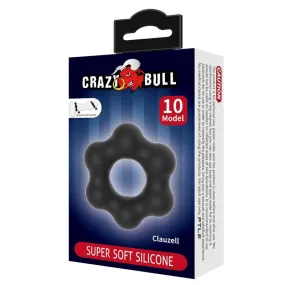 Crazy Bull Clauzell | Anello in Silicone Regolabile | Cockring Morbido Comfort e Controllo