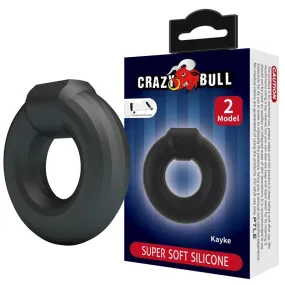 Crazy Bull Kayke | Anello in Silicone Regolabile | Cockring Ergonomico per Maggiore Controllo