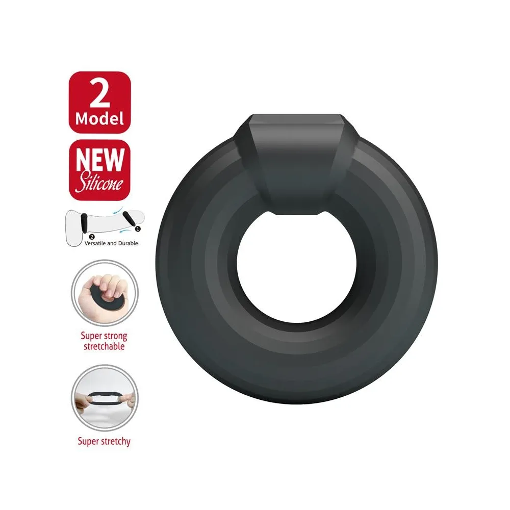 Crazy Bull Kayke | Anello in Silicone Regolabile | Cockring Ergonomico per Maggiore Controllo