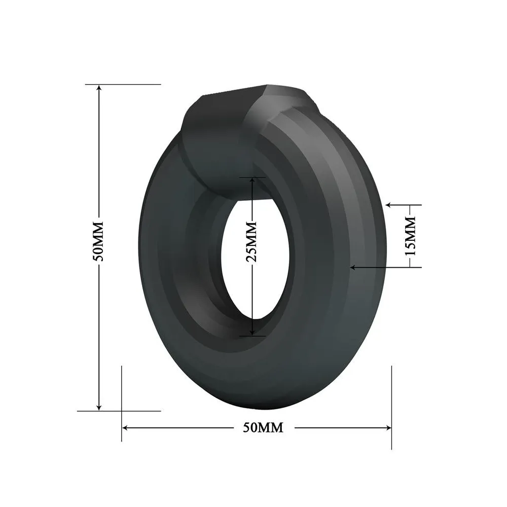 Crazy Bull Kayke | Anello in Silicone Regolabile | Cockring Ergonomico per Maggiore Controllo