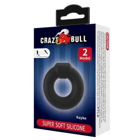 Crazy Bull Kayke | Anello in Silicone Regolabile | Cockring Ergonomico per Maggiore Controllo