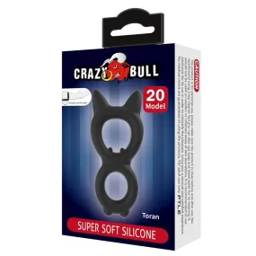 Crazy Bull Toran | Doppio Anello Cockring in Silicone | Controllo e Intensità senza Vibrazioni