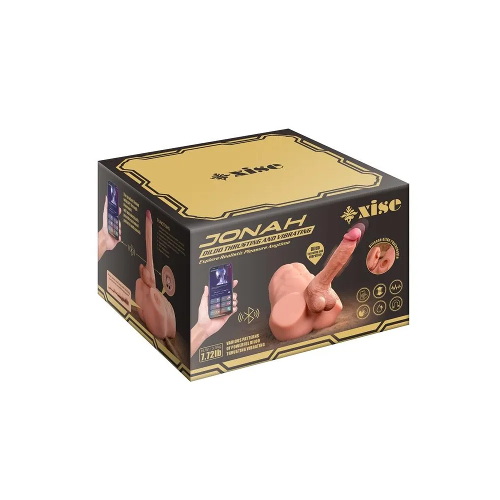 Jonah Torso Maschile Realistico | Dildo Staccabile Vibrante con App Bluetooth Sextoy Premium TPR