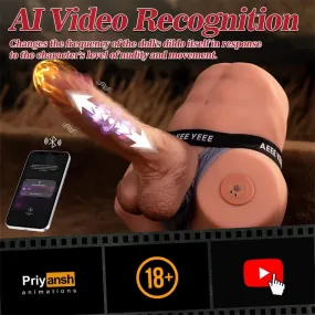 Jonah Torso Maschile Realistico | Dildo Staccabile Vibrante con App Bluetooth Sextoy Premium TPR