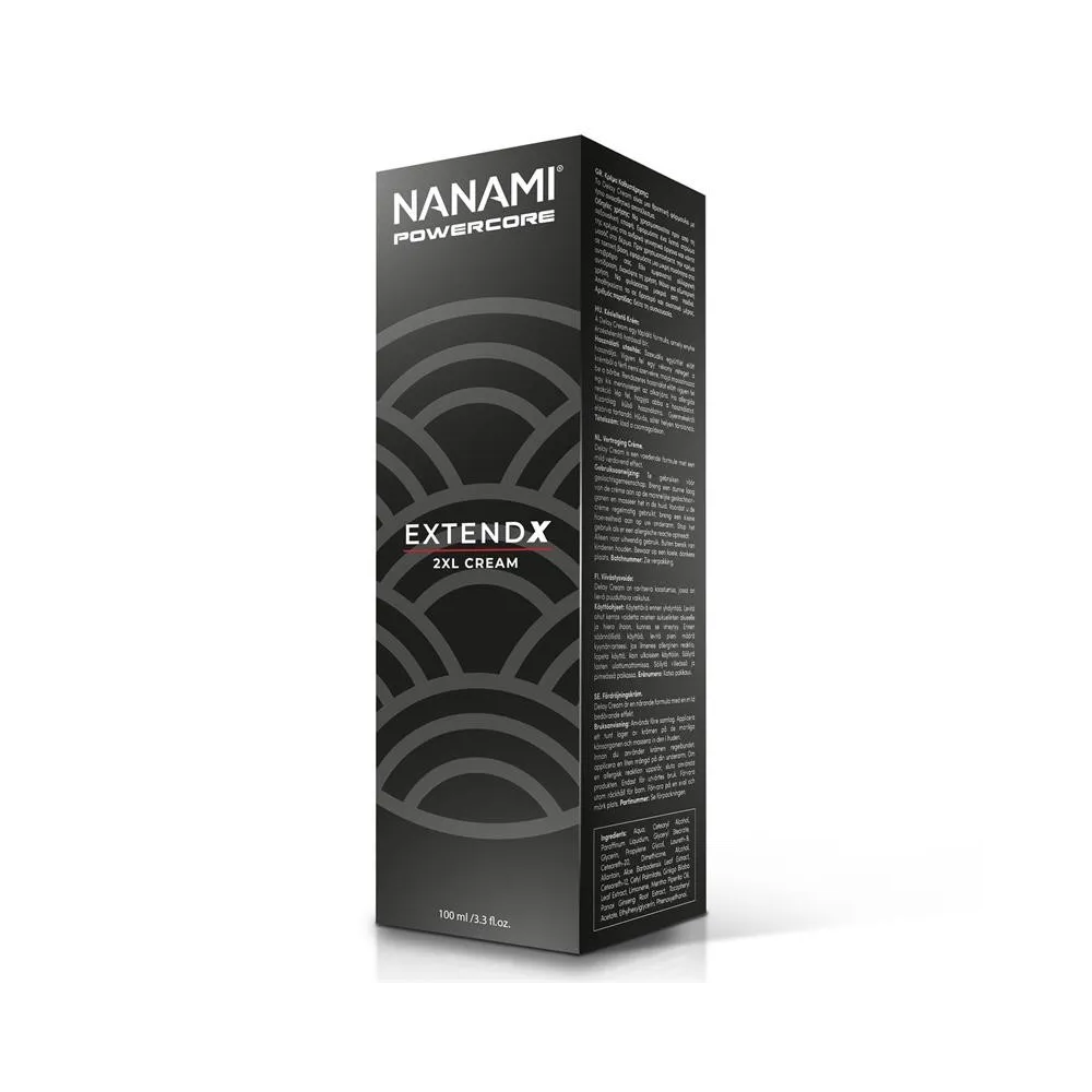 Extend X Nanami® Powercore Cream | Crema Potenziante per Lui | Volume Rigidità e Sensibilità