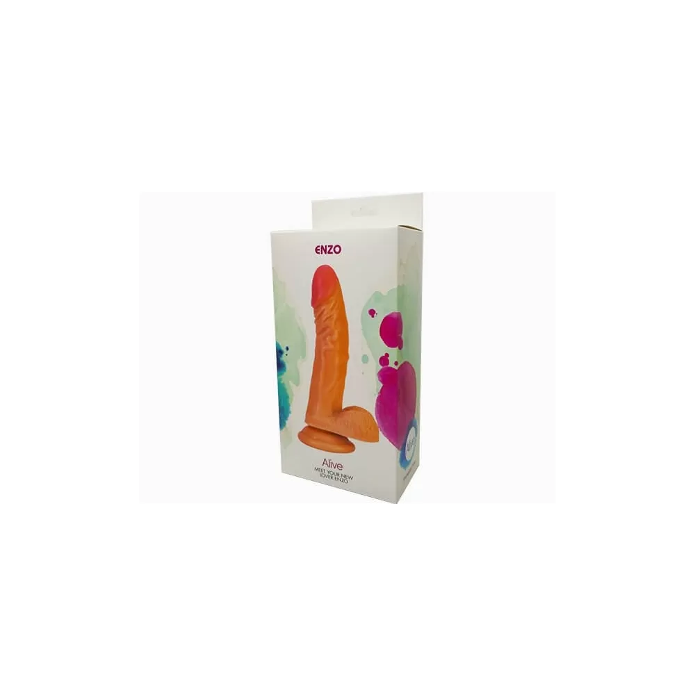 Dildo anale vaginale The Real Flesh Enzo 21cm fallo realistico ventosa