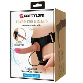 imbracatura harness universale Kyton con dildo carne squirting