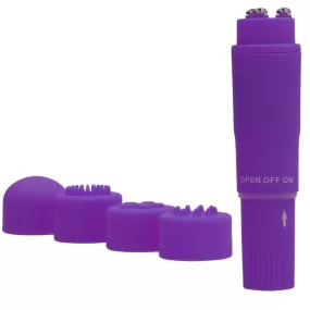 massaggiatore donna mini vibratore da viaggio impermeabile Soft Touch Pocket Vibe Viola by Shot Toys GC