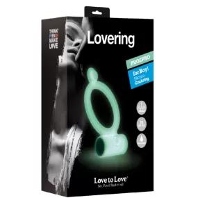 anello vibrante cockring in silicone morbido fluorescente