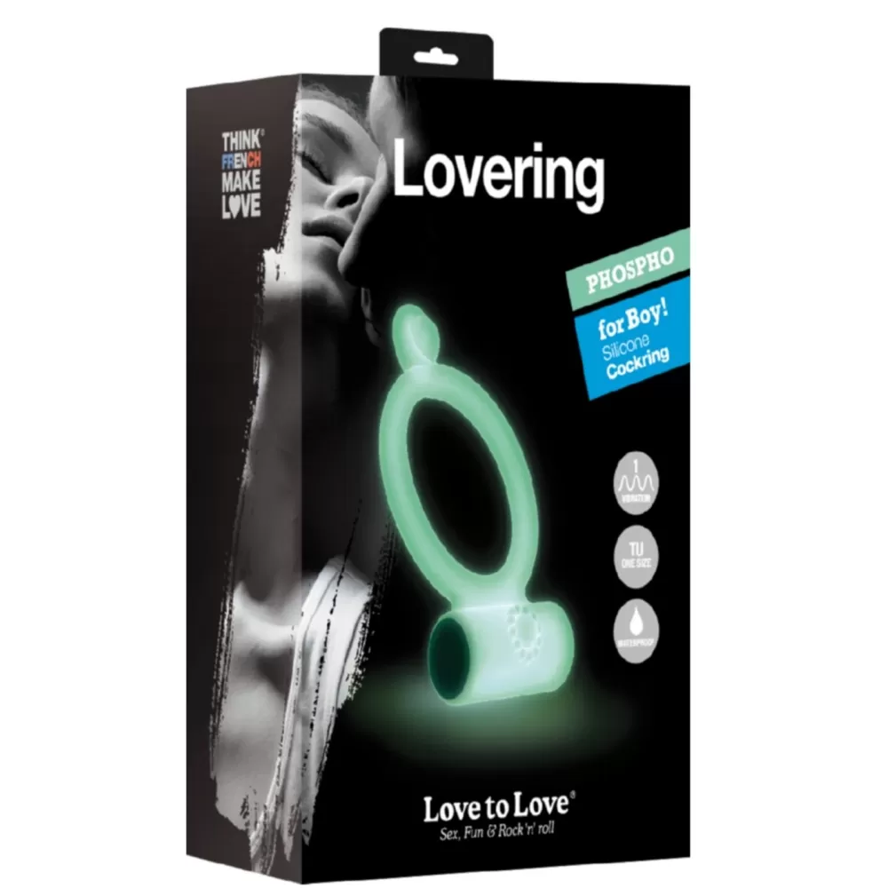 anello vibrante cockring in silicone morbido fluorescente