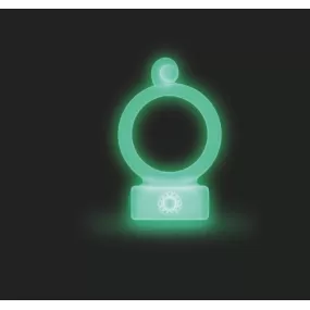 anello per il pene cockring in silicone colore fluo