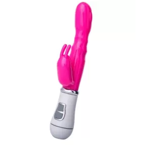 vibratore rabbit stimolatore clitorideo fucsia