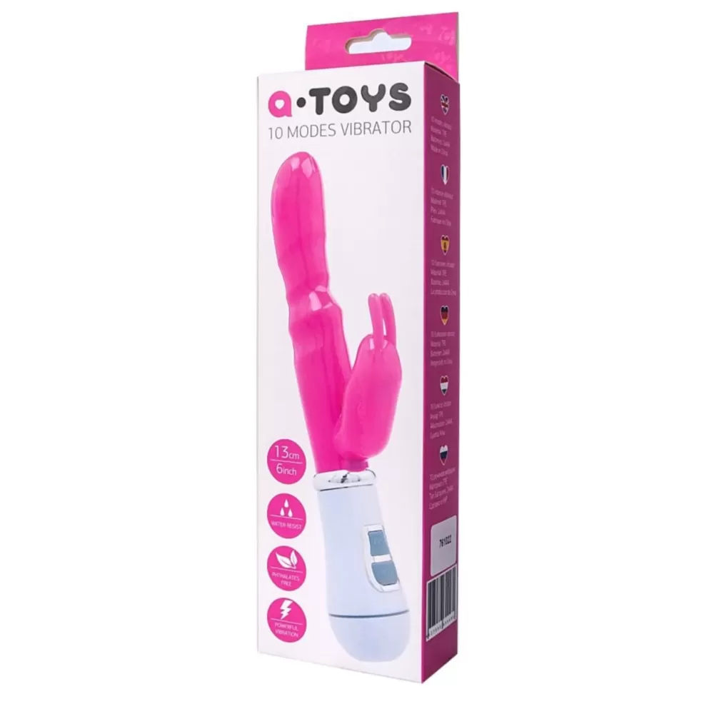 sex toys donna 761022 vibratore rabbit coniglio fucsia