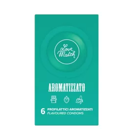 profilattici condom aromatizzati vari gusti Love Match