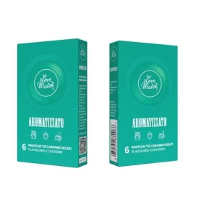 preservativi maschili in lattice Love Match Aromatizzato