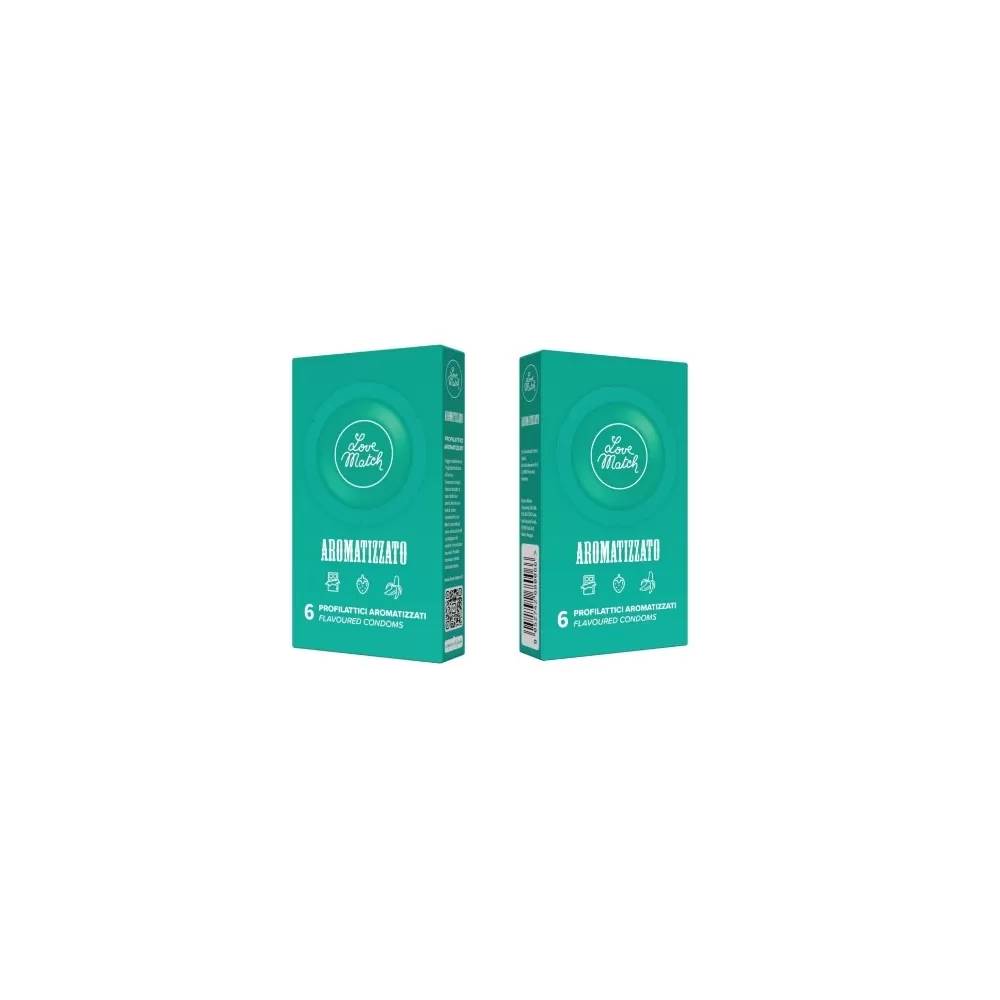 preservativi maschili in lattice Love Match Aromatizzato