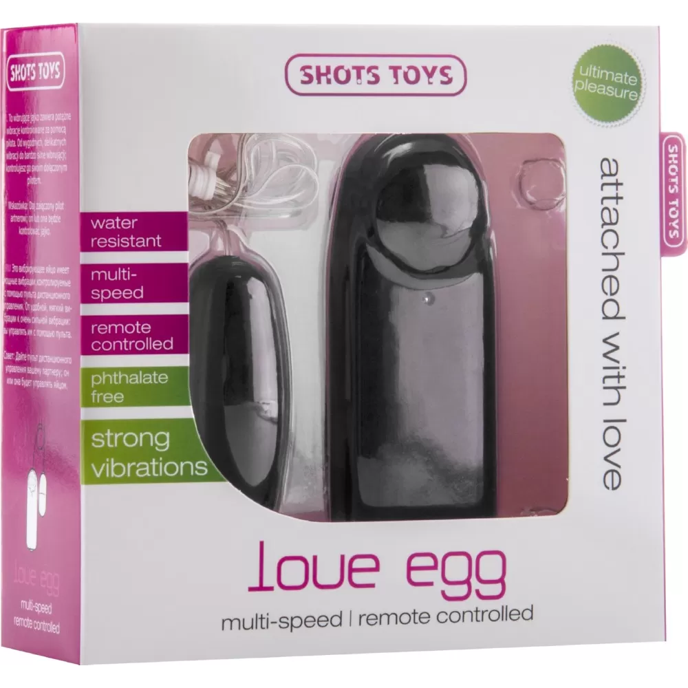 Vibratore ovetto ovulo vibrante Love Egg con telecomando
