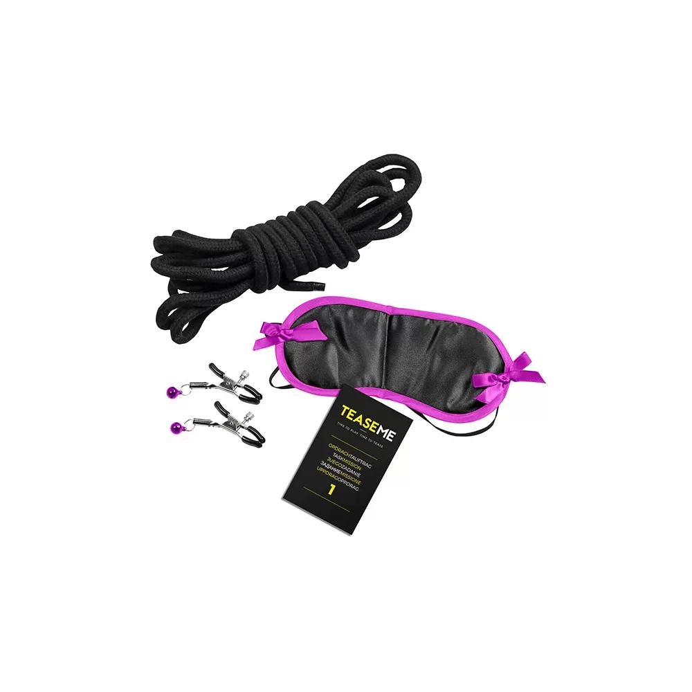 sexy gioco da tavolo per la coppia con maschera, fune, pinze seno