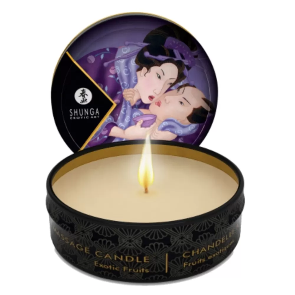 mini candela ad olio per massaggio di coppia 30 ml