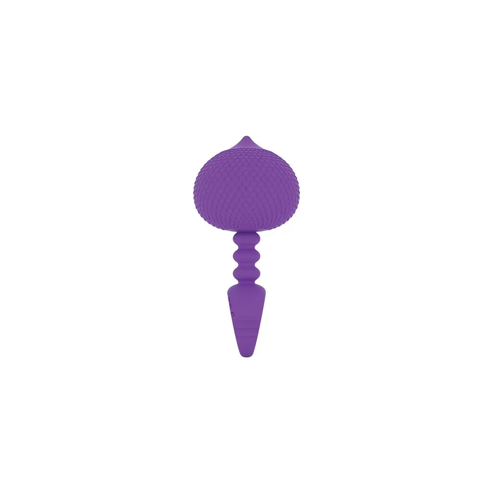dildo fallo anale unisex in morbido silicone viola butt plug