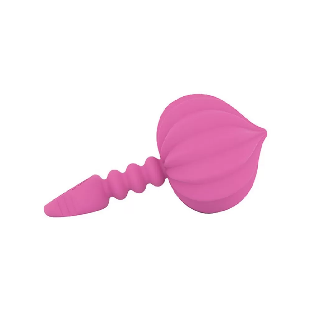 plug anale uomo donna in silicone pink 12,6 cm x 6,5 cm